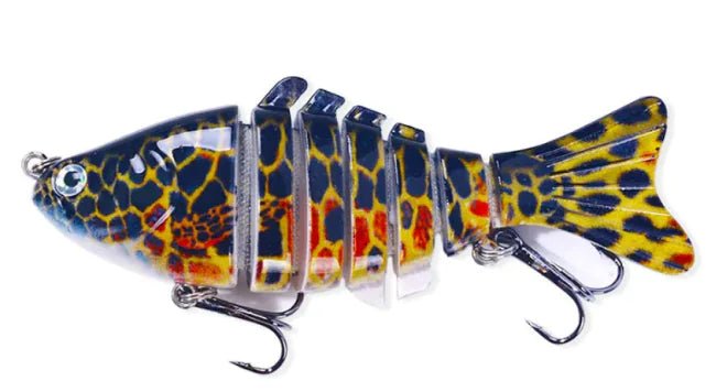 10cm Multi - Section Fish Lure – Realistic Hard Bait for Freshwater & Saltwater | Gone Fishing – Color(11 Colors) Fishing Gear by SbrTnHomes