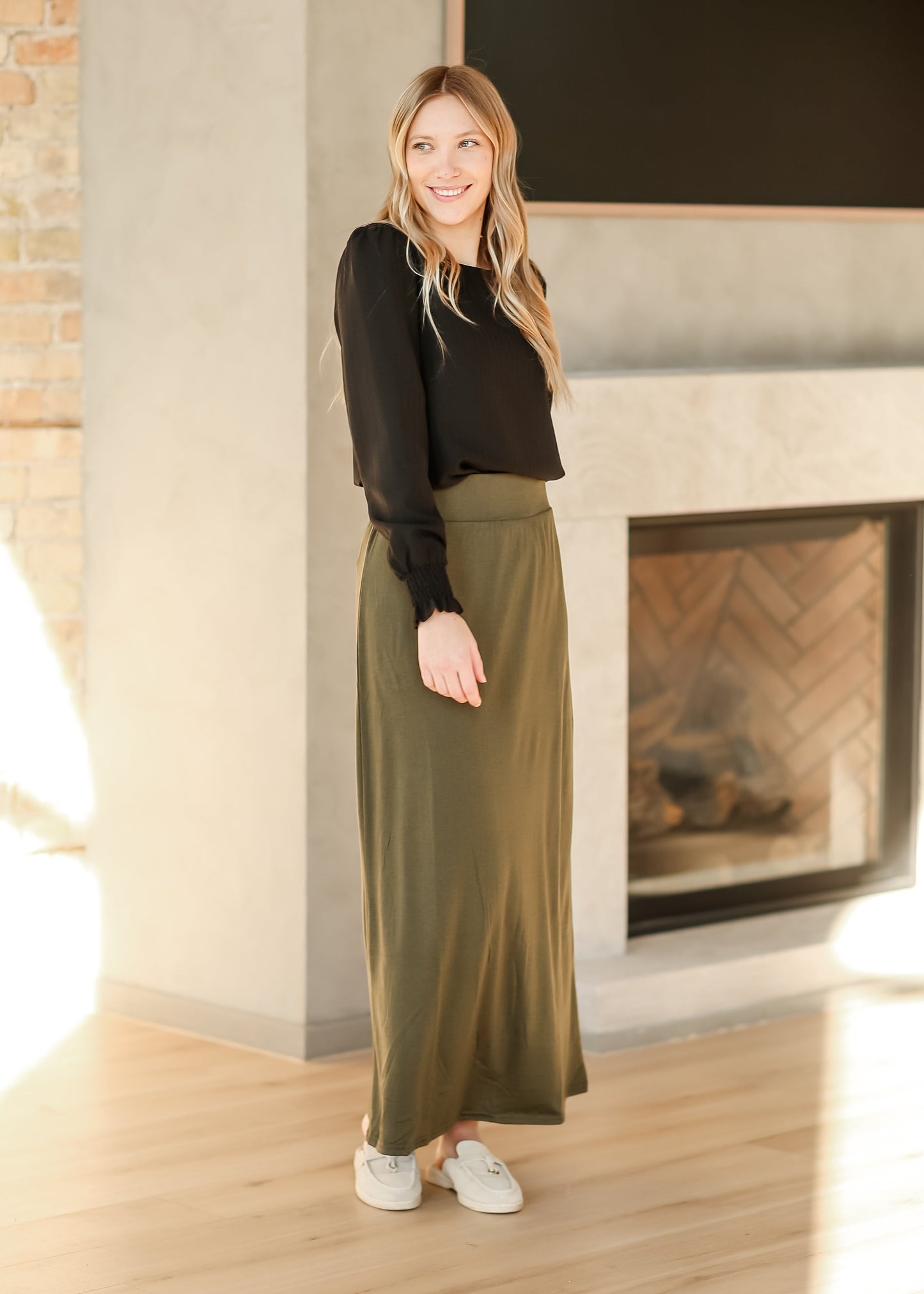 Blake Cinched Sleeve Blouse