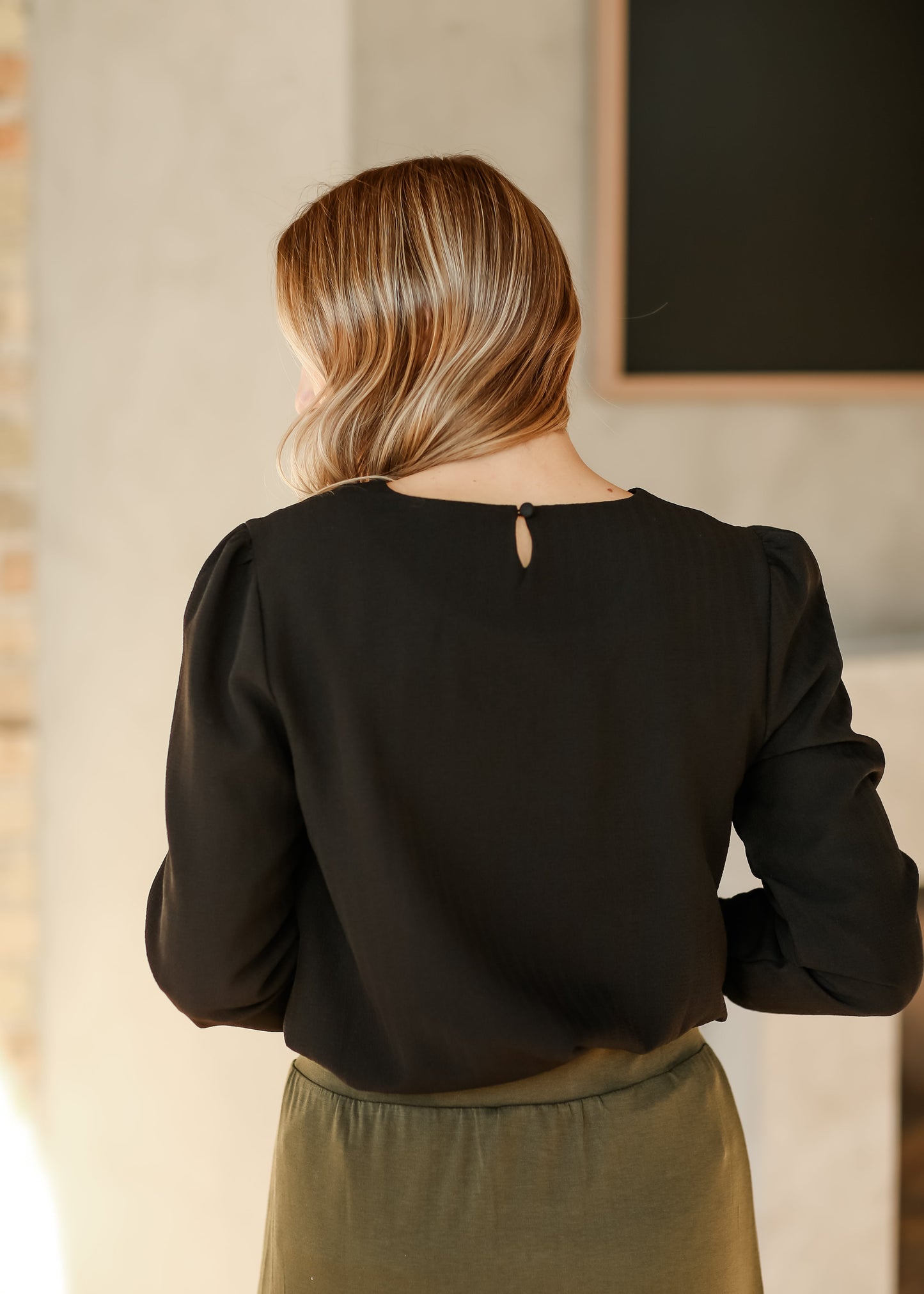 Blake Cinched Sleeve Blouse