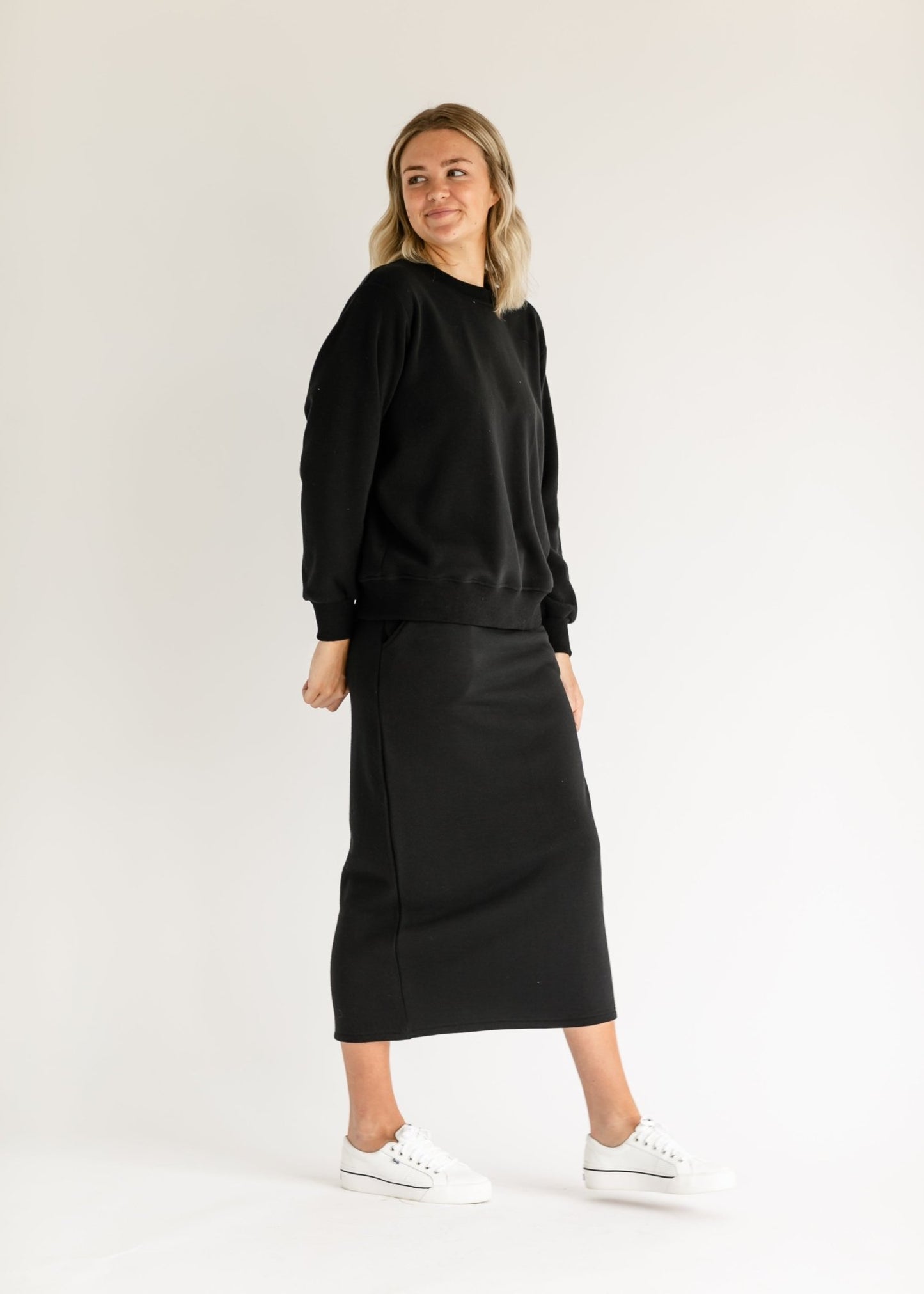 Essential Sweatshirt Skirt Set - FINAL SALE