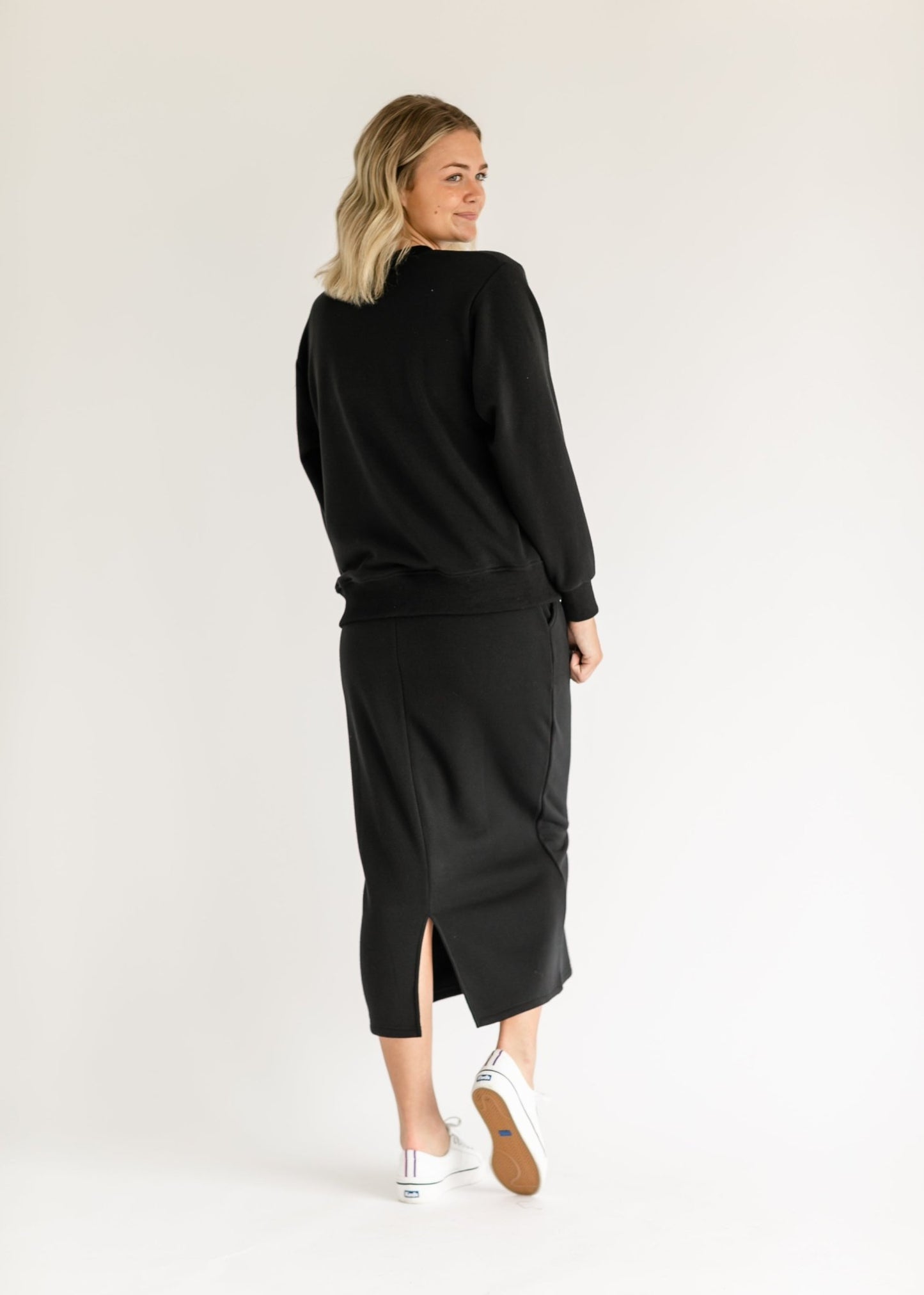Essential Sweatshirt Skirt Set - FINAL SALE