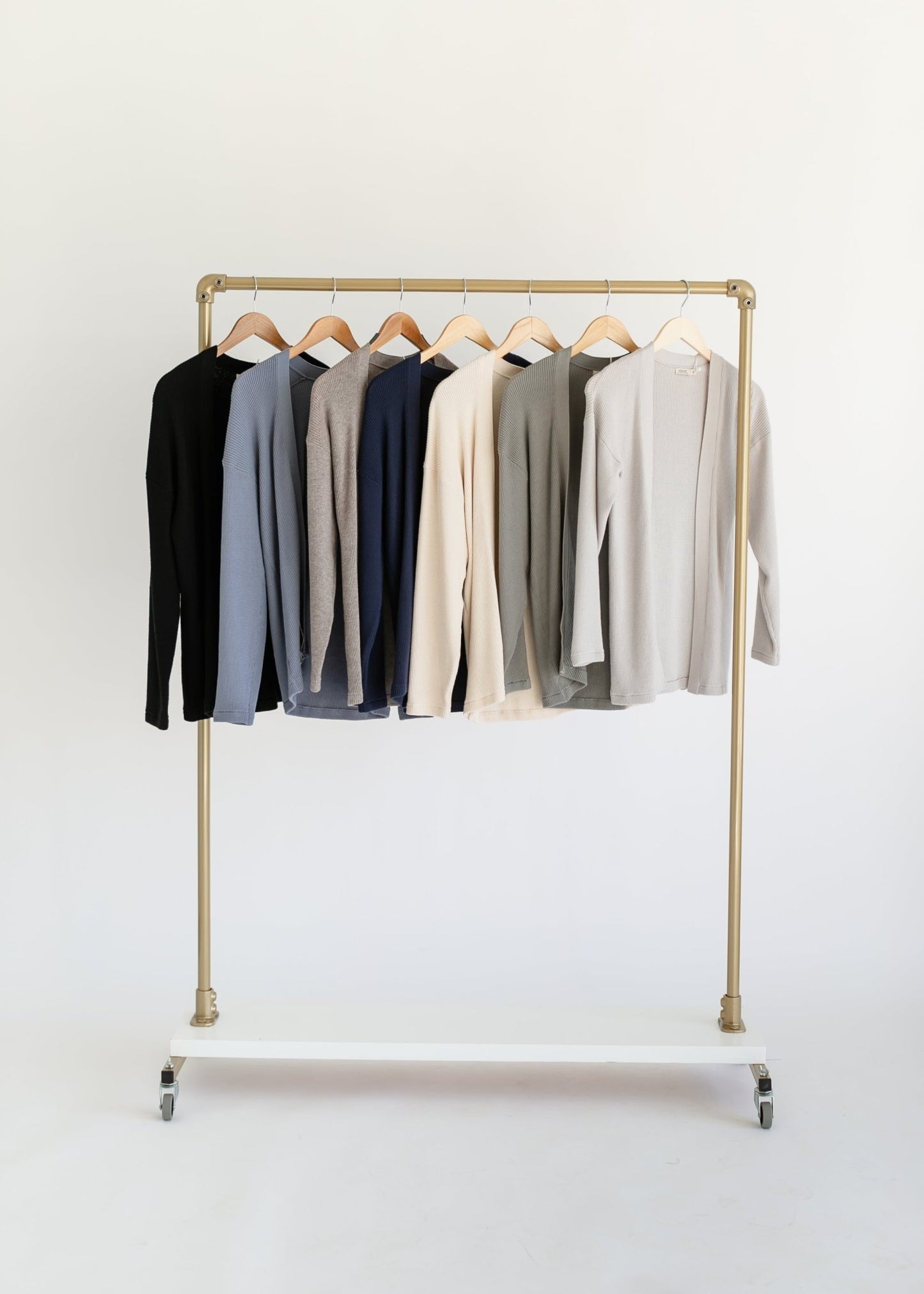Essential Waffle Knit Cardigan - FINAL SALE – Cream IC Tops by Inherit Co.
