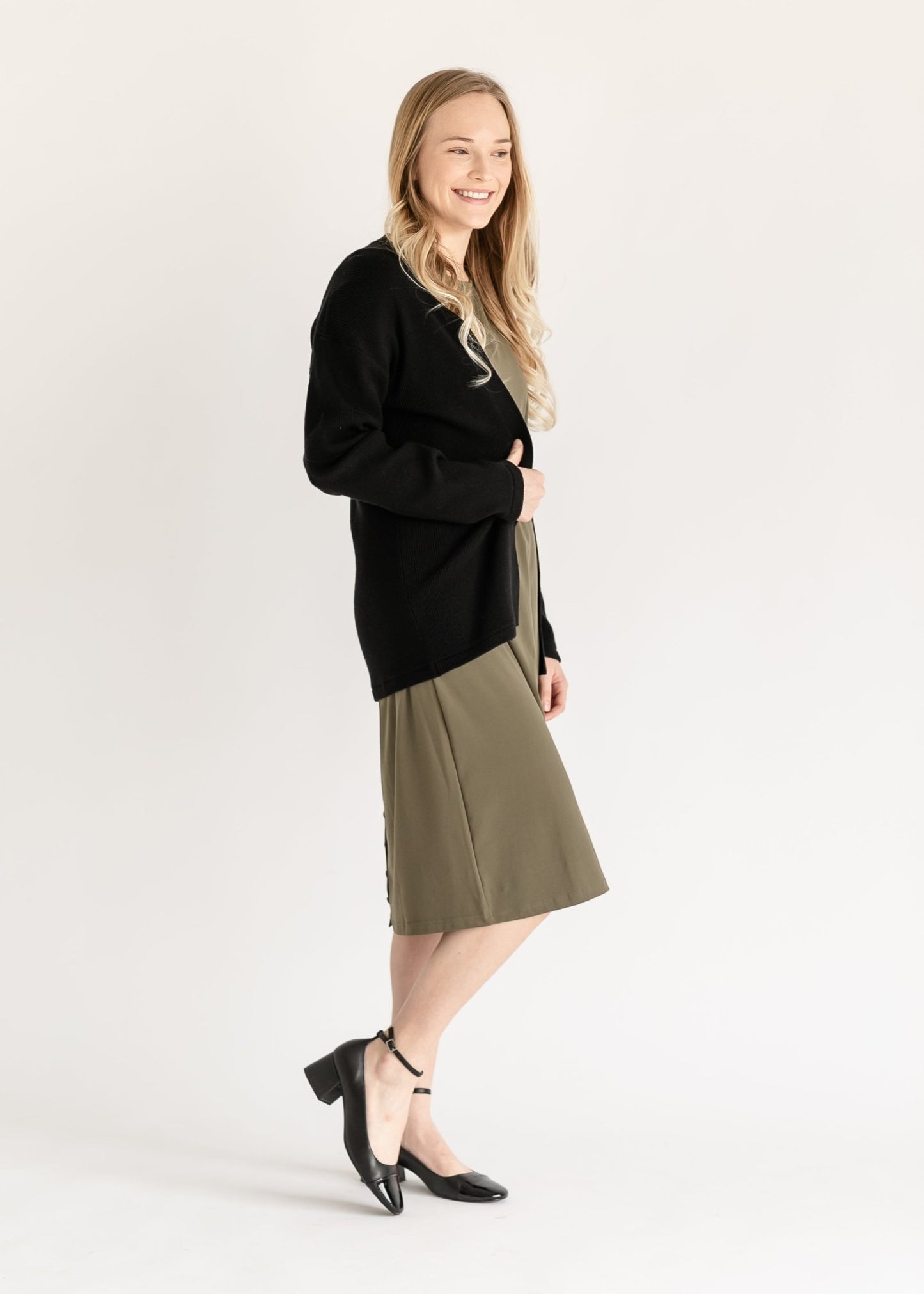 Essential Waffle Knit Cardigan - FINAL SALE – Light Gray IC Tops by Inherit Co.
