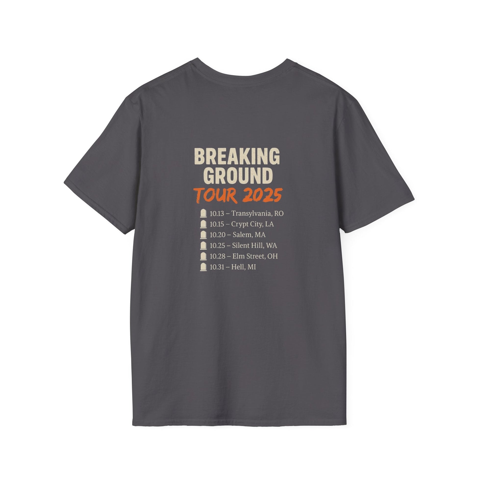Undead Heads Tour T-Shirt – Unisex Vintage Rock Tee | Music Lover Gift & Halloween Concert Shirt – S T-Shirt by Printify