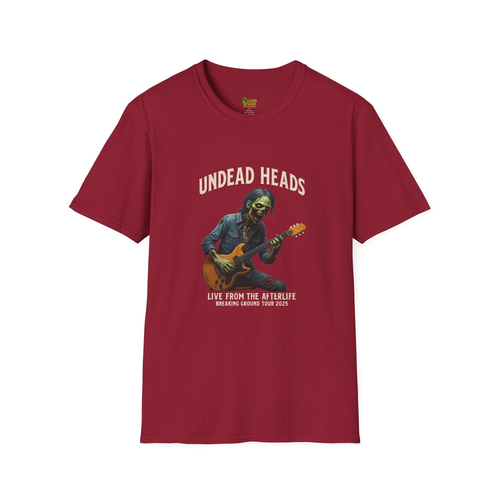 Undead Heads Tour T-Shirt – Unisex Vintage Rock Tee | Music Lover Gift & Halloween Concert Shirt – S T-Shirt by Printify