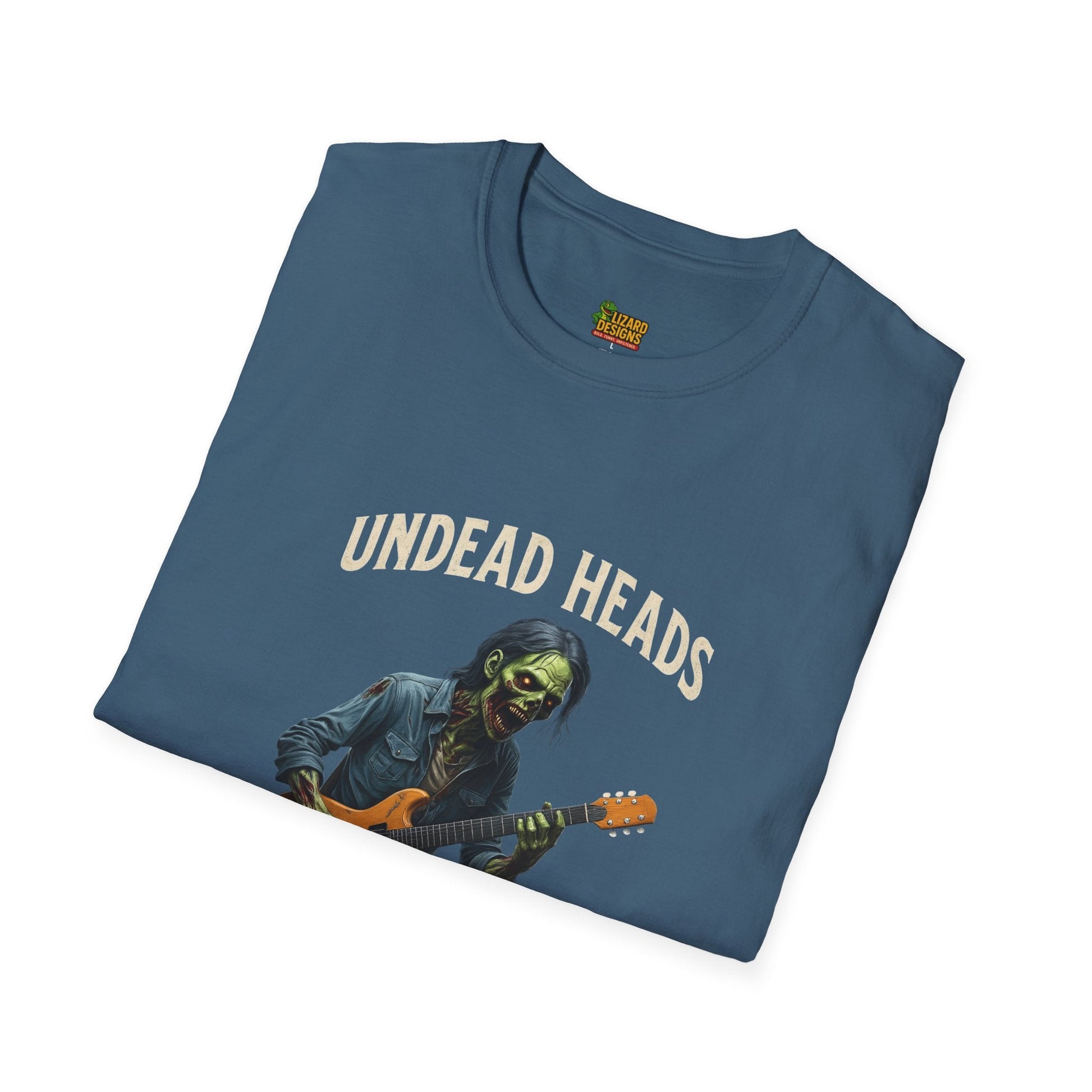 Undead Heads Tour T-Shirt – Unisex Vintage Rock Tee | Music Lover Gift & Halloween Concert Shirt – S T-Shirt by Printify