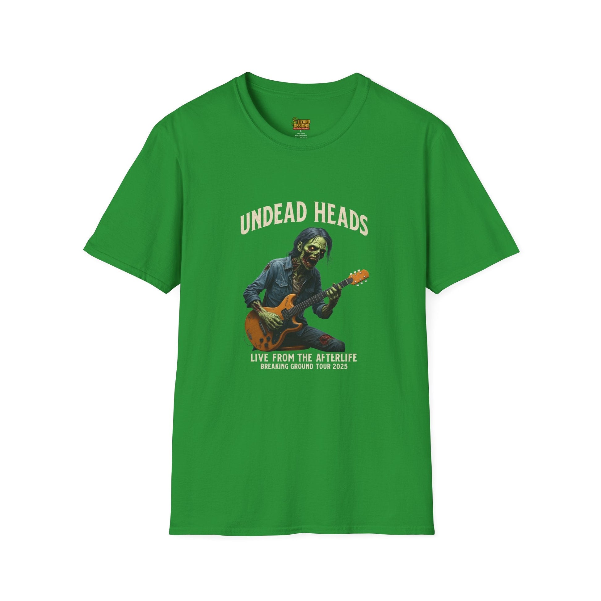 Undead Heads Tour T-Shirt – Unisex Vintage Rock Tee | Music Lover Gift & Halloween Concert Shirt – S T-Shirt by Printify