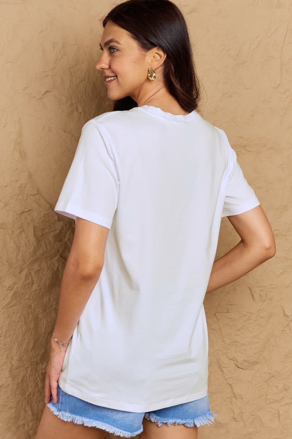 Simply Love Full Size BOOKS ARE MY LOVE LANGUAGE Graphic Cotton Tee – Deep Rose by Simply Love