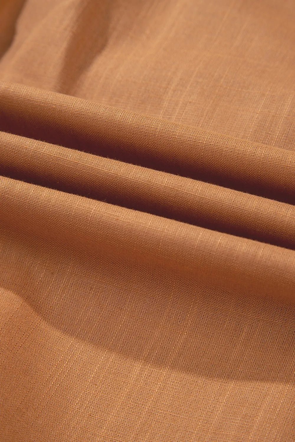 Bow Back Round Neck Tank – Caramel by Simply Love