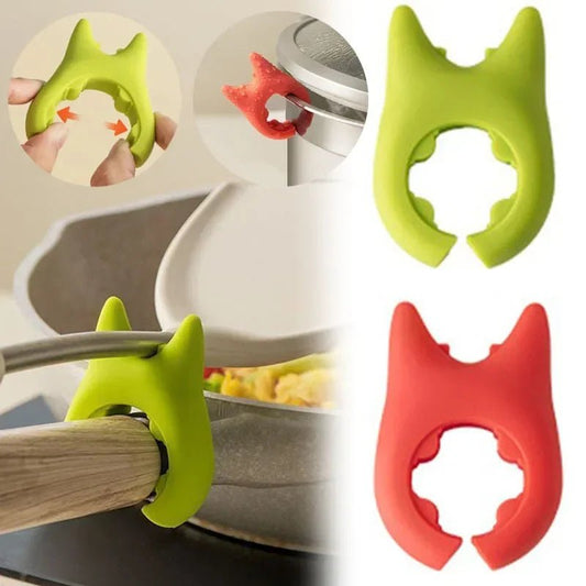 Silicone Spoon Holder – Anti - Overflow Pot Clip & Utensil Rest | Kitchen Gadget for Cooking Cleanup – Green Truner Frame Kitchen tool by SbrTnHomes
