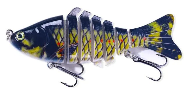 10cm Multi - Section Fish Lure – Realistic Hard Bait for Freshwater & Saltwater | Gone Fishing – Color(13 Colors) Fishing Gear by SbrTnHomes