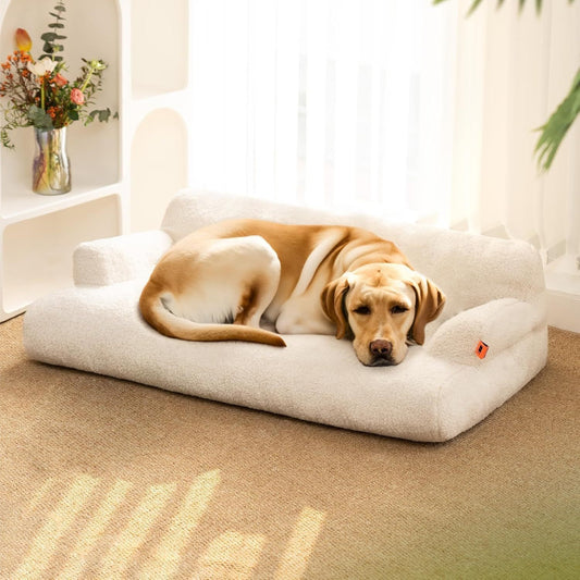 Cozy Pet Sofa Bed – Fluffy, Washable & Anti - Slip Comfort for Large Dogs & Cats | Pet Furniture – QCP58 Miscellaneous by SbrTnHomes