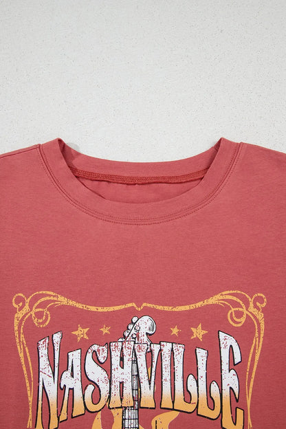 Mineral Nashville Music City Graphic Retro T-Shirt
