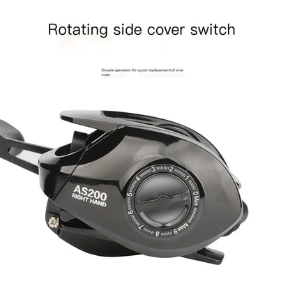 Metal Spinning Fishing Reel – Compact, Lightweight & Durable | Left/Right-Handed Options for Outdoor Anglers