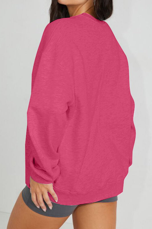 Simply Love Full Size YOSEMITE Graphic Sweatshirt – Hot Pink by Simply Love