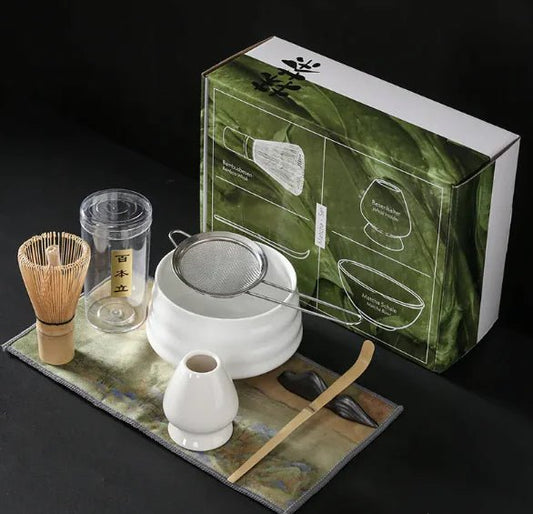 Japanese - Matcha - Tea - Set | Shop Sbrtn Homes – Brown Kitchen tool by SbrTnHomes