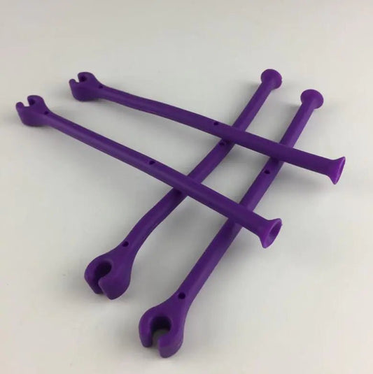 Silicone Wine Glass Holder Set – 4 - Pack Secure Outdoor Drink Clips | Flexible & Durable in Elegant Purple – default Kitchen tool by SbrTnHomes