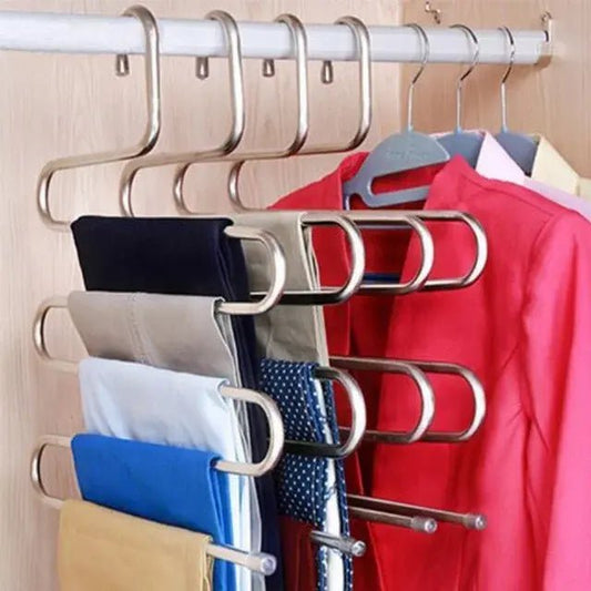 Non - Slip - Multi - Functional - Clothes - Hangers | Shop Sbrtn Homes – Silver Accessories by SbrTnHomes
