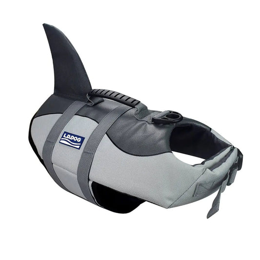 Dog Life Jacket – Adjustable Swim Vest for Dogs of All Sizes | Safe Pet Flotation Gear – Grey Pet by SbrTnHomes