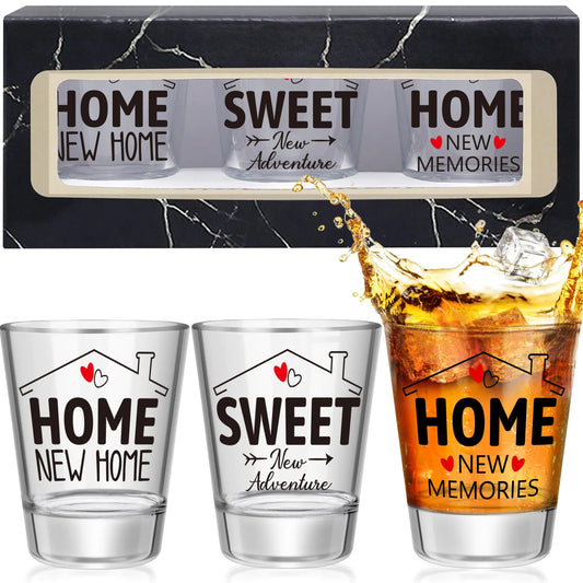 Garybank - Housewarming - Gifts - Shot - Glasses - Set - House - Warming - Presents - For - New - Home - Apartment - Housewarming - Shots - For - New - House - First - Home - Gift - Ideas - For - Homeowner - Couples - 2 - Oz - 3 - Pack | Shop Sbrtn Homes – Sweet New Home Kitchen tool by SbrTnHomes