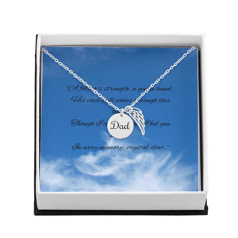 Gone but not Forgotten | Dad – Polished Stainless Steel Jewelry by ShineOn Fulfillment