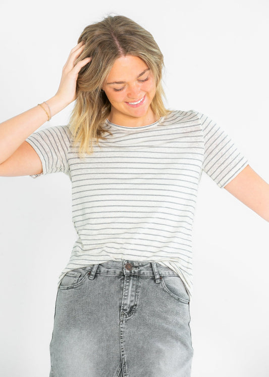 Essential Linen Short Sleeve Tee