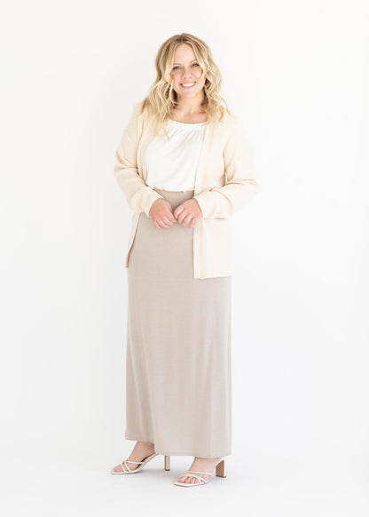 Essential Waffle Knit Cardigan - FINAL SALE – Light Olive IC Tops by Inherit Co.