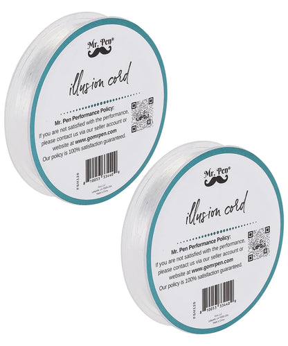 Mr. Pen Clear Fishing Line – 2-Pack Nylon String (218 Yards Each) | Fishing