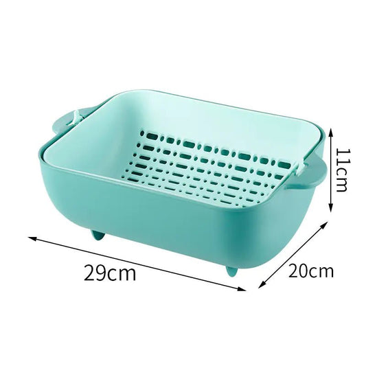Plastic - Fruit - Washing - Tray - For - Household - Use | Shop Sbrtn Homes – Blue Kitchen tool by SbrTnHomes