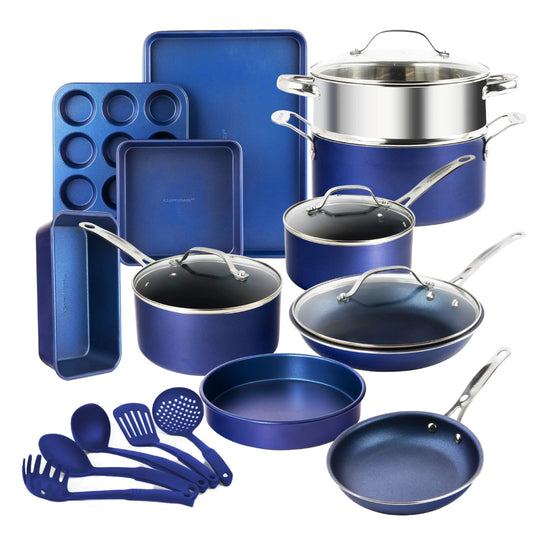Ceramic Cookware Set | Kitchen Essentials – Blue Diamond cookware by SbrTnHomes