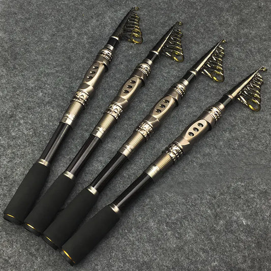 Retractable Carbon Fishing Rod – Lightweight Telescopic Pole in Multiple Lengths | Pro Angler Gear