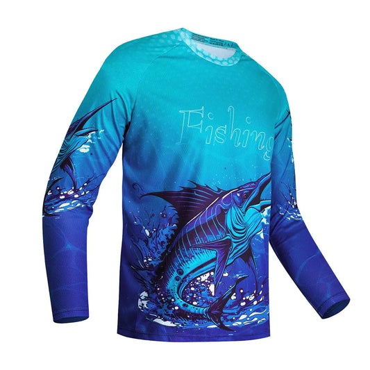 Men’s Long Sleeve Fishing Shirt – Quick-Dry, Breathable & UV-Protective | Performance Fishing Gear