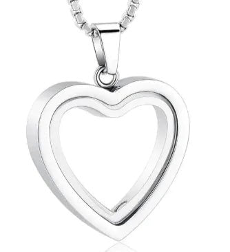 Peach - Heart - Multi - Color - Memorial - Locket | Shop Sbrtn Homes – Black Jewelry by SbrTnHomes
