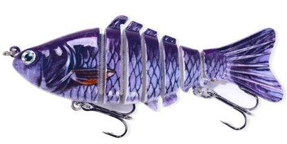 10cm Multi - Section Fish Lure – Realistic Hard Bait for Freshwater & Saltwater | Gone Fishing – Color(3 Colors) Fishing Gear by SbrTnHomes